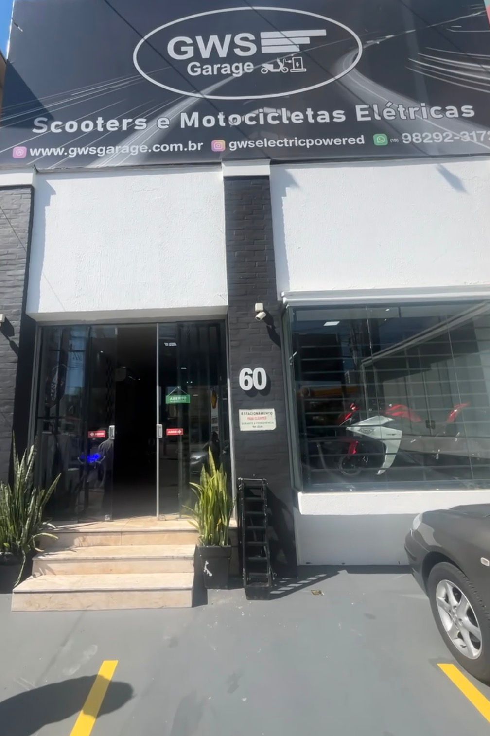 GWS Garage loja de scooters elétricas na Av. Brasil 60 Campinas SP
